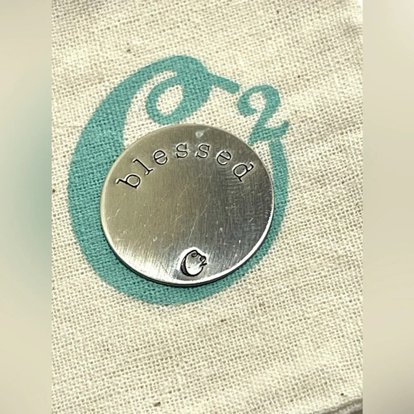 Origami Owl Living Lockets BLESSED Back Disc Retired - Picture 1 of 3